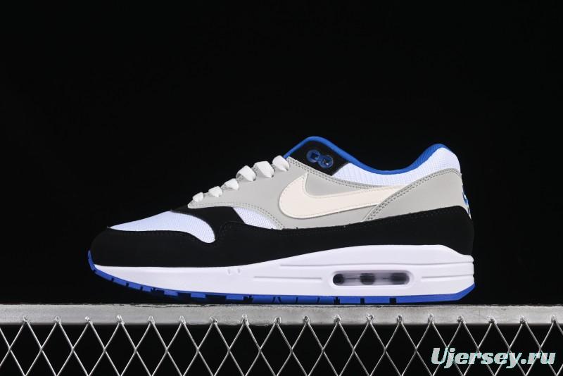 Nike Air Max 1 Retro Running Shoes with Half-Sole Air Cushion - 875855-001