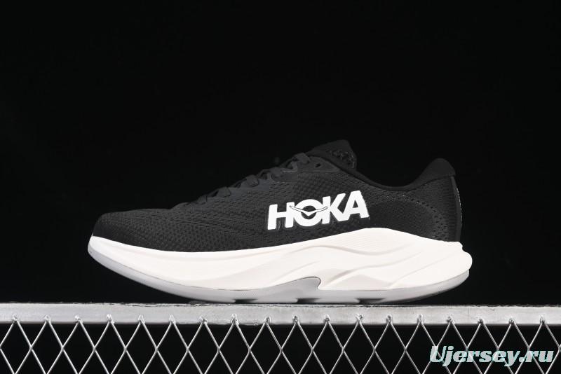 HOKA ONE ONE Rincon 4 Lightweight Breathable Knit Running Shoes - 1155131 BWHT