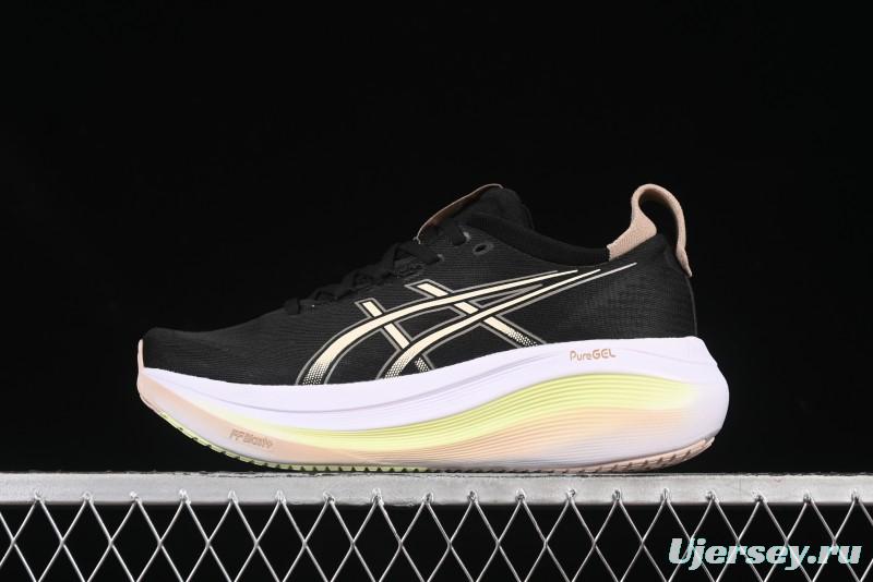 Asics Gel-Nimbus 27 Retro Breathable Casual Shoes with Cushioning for Men - 1012B753-003