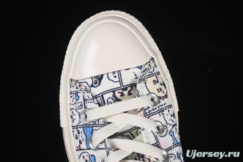 Converse Chiikawa x Converse All Star CM Hi Usagi Emoji Collaboration High Top Casual Sneakers - 1SE426