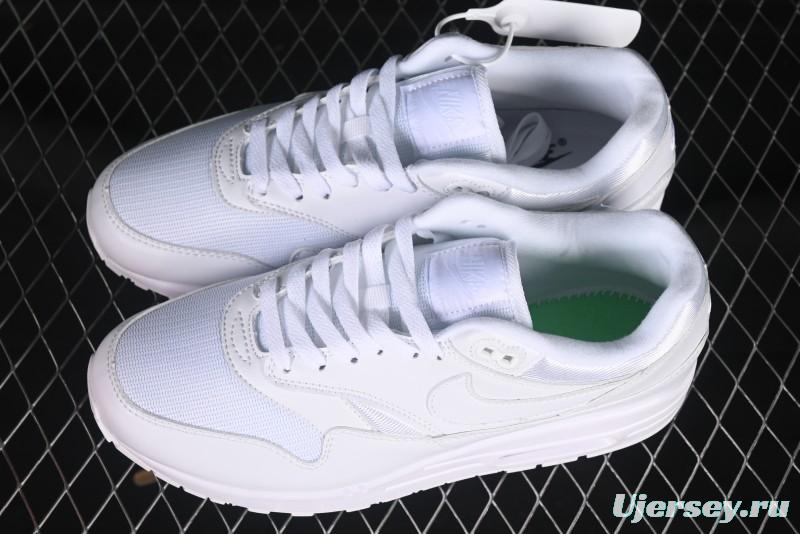 Nike Air Max 1 Retro Running Shoes with Half-Sole Air Cushion - 454746-107