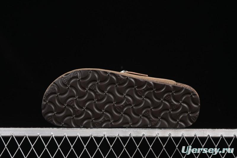 Birkenstock Arizona Soft Footbed Sandals with Suede Leather and Lambswool Lining - G.D4