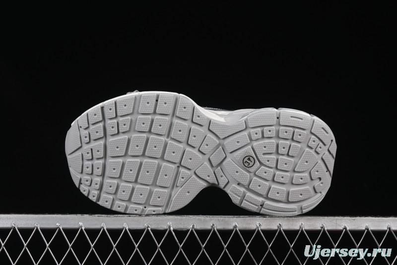 GG-CC Thick Sole Casual Running Shoes with Fashionable Design - G25S2507 Silver