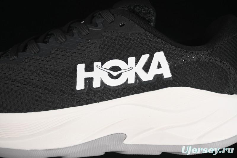 HOKA ONE ONE Rincon 4 Lightweight Breathable Knit Running Shoes - 1155131 BWHT
