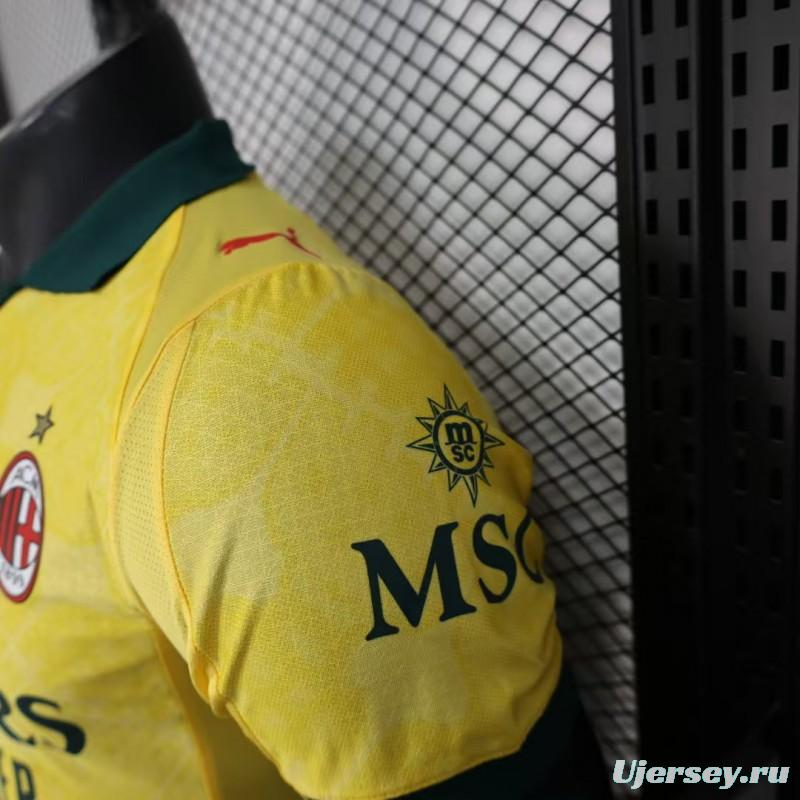Player Version 25/26 AC Milan Third Yellow Jersey