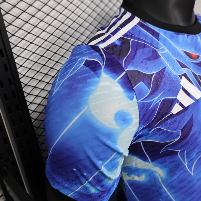 Player Version 2025 Japan Blue with Anime Character Design Jersey