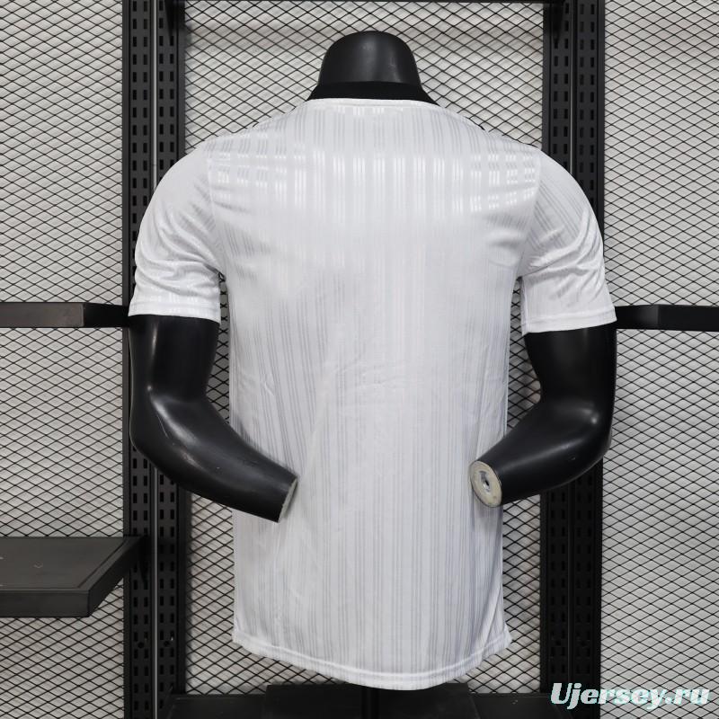 Player Version 2025 Adidas White with Striped Design Jersey