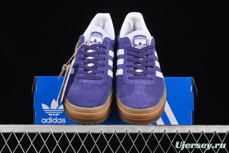 Adidas Originals Gazelle Bold IE0419 Low-Top Sneakers with Thick Sole for Casual Wear, Slip-Resistant and Durable