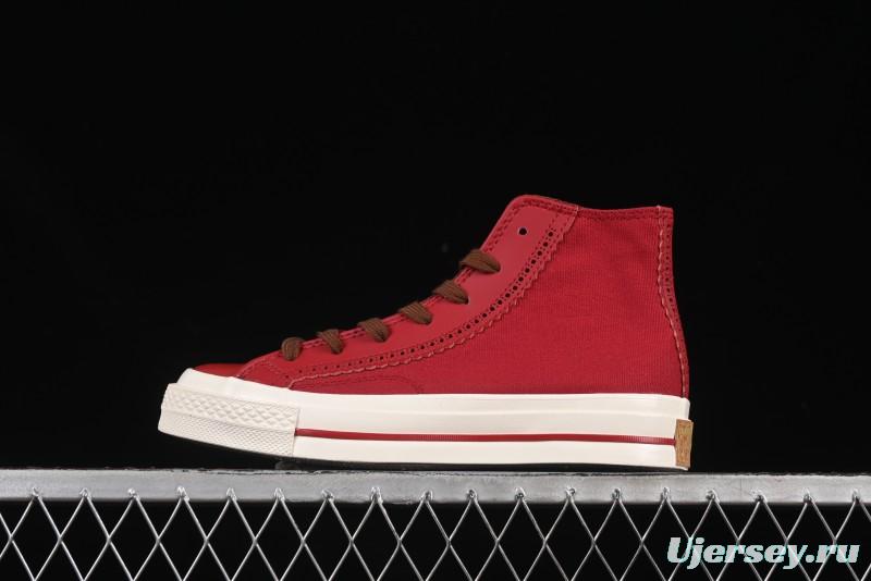 Converse Chuck Taylor All Star 1970s High Top Sneakers in China Red - A12460C