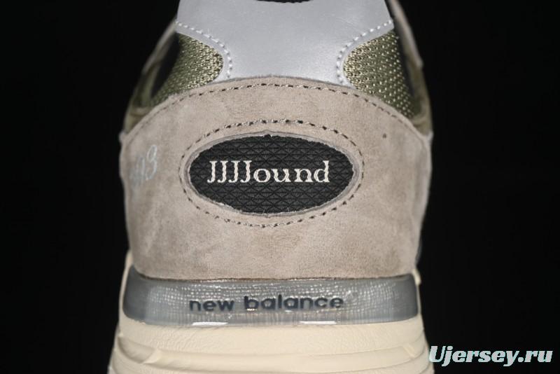 New Balance Made In USA M993 Classic Retro Running Shoes - U993JJ