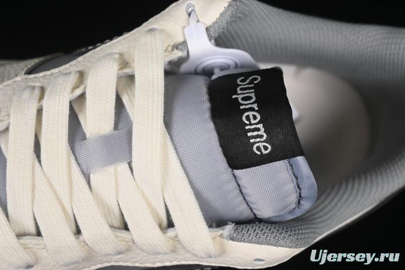 Nike Air Force 1 '07 Low Supreme Collaboration Beige Gray Building Blocks Casual Sneakers - XS1958-568