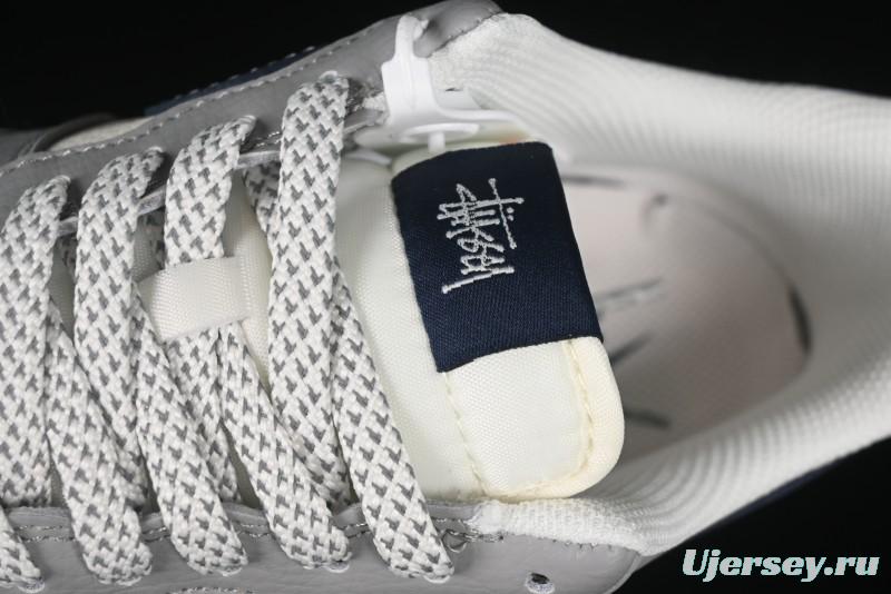 Nike Air Force 1 '07 Low Stussy Double Flame Casual Sneakers with Full-Length Air Cushion - XS1958-555