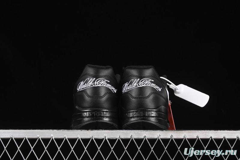 Nike Air Max 1 Retro Running Shoes with Half-Sole Air Cushion - HF8813-001