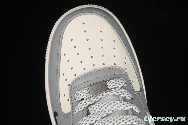 Nike Air Force 1 '07 Low Stussy Double Flame Casual Sneakers with Full-Length Air Cushion - XS1958-555