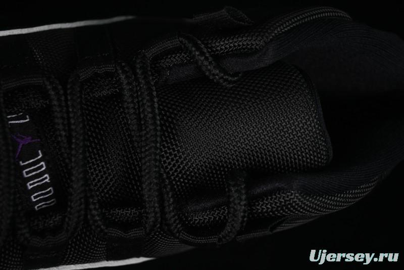 Nike Air Jordan 11 Retro CT8012-003 Basketball Shoes in Black & Guacamole Green