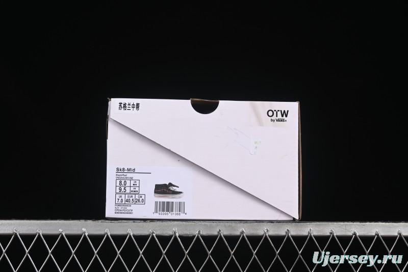 Vans Sk8-Mid Anaheim Collection Scottish Plaid Casual Low-Top Canvas Shoes - VN0A4UWIVNE