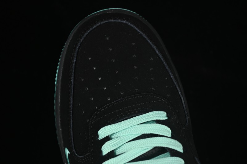 Nike Air Force 1 '07 Low Stussy Collaboration Tiffany Blue Casual Sneakers - DF0188-045