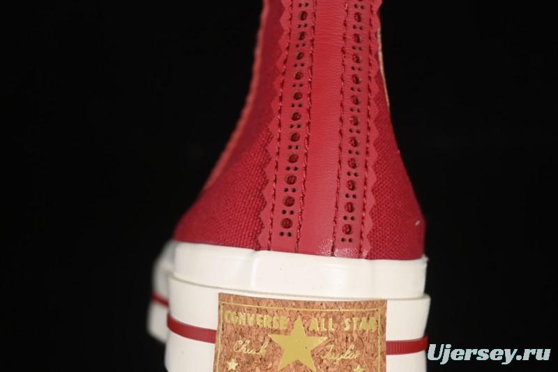 Converse Chuck Taylor All Star 1970s High Top Sneakers in China Red - A12460C