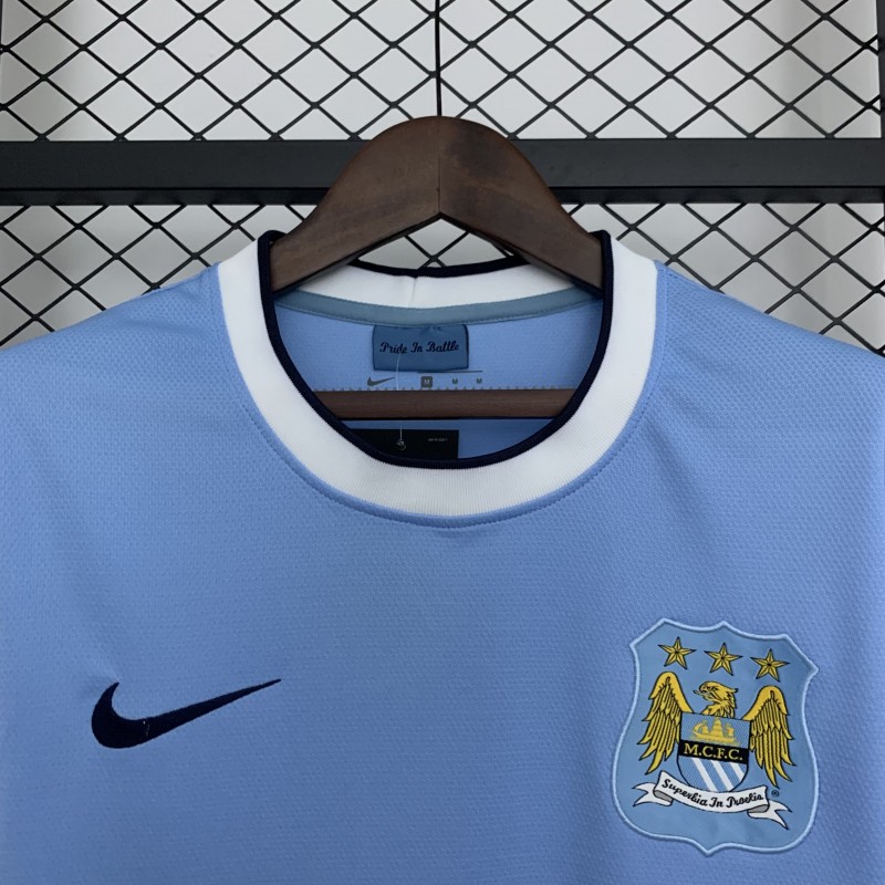 13/14 Retro Manchester City Home Jersey