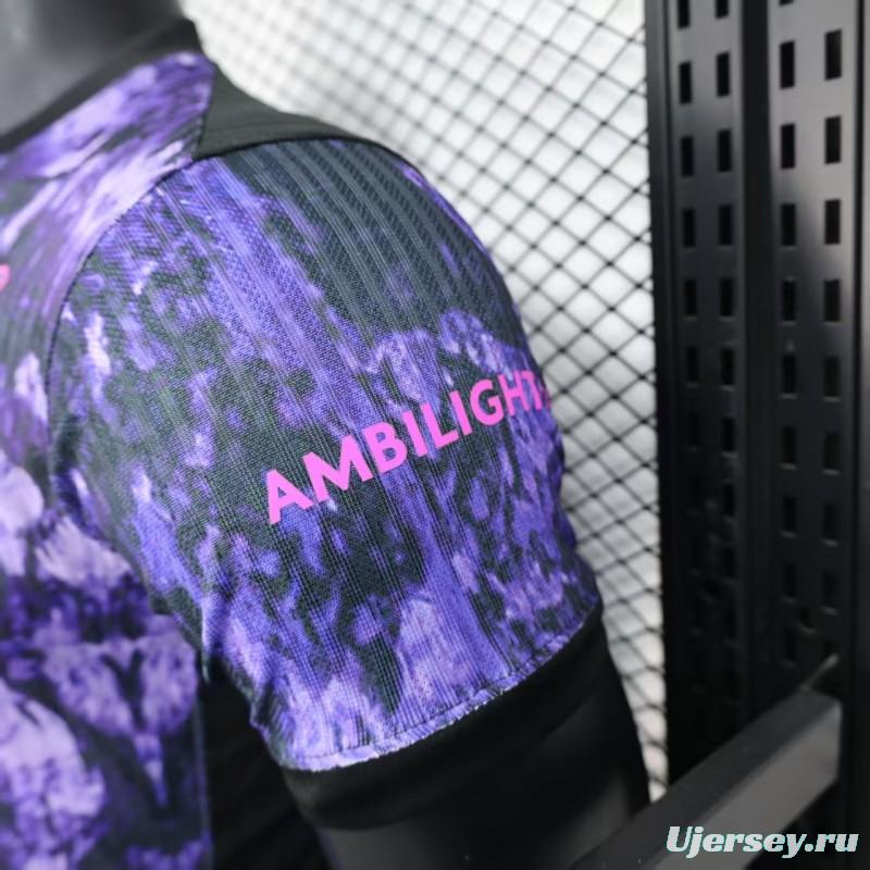 Player Version 25/26 FC Barcelona Purple with Marble Design Jersey