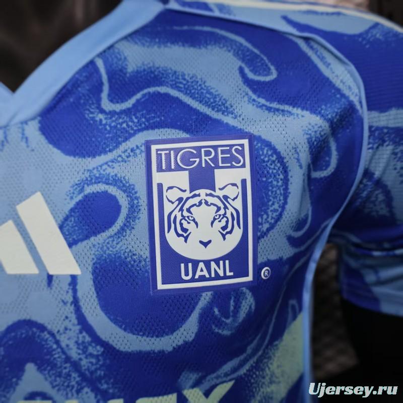 Player Version 25/26 Tigres Away Blue Jersey