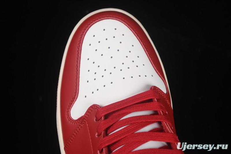 Nike Air Jordan 1 Mid AJ1 China Red Mid-Top Casual Sneakers - HJ9337-106