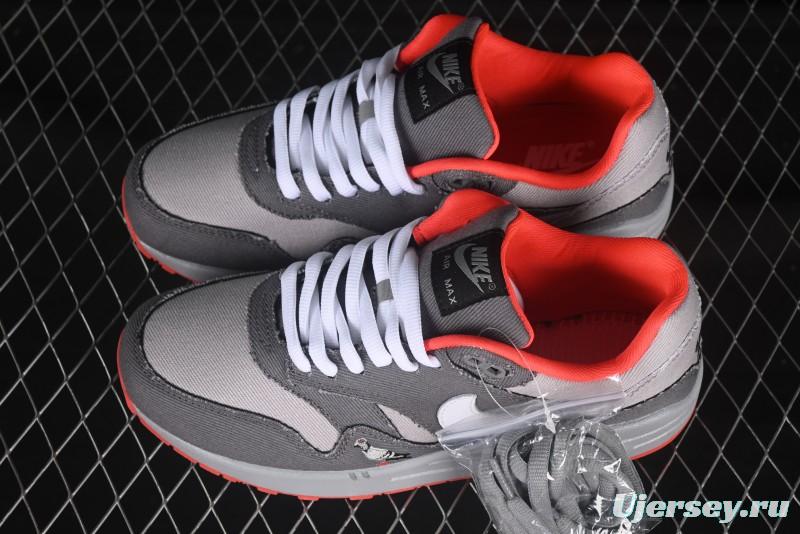 Nike Air Max 1 Retro Running Shoes with Half-Sole Air Cushion - BV1977-011