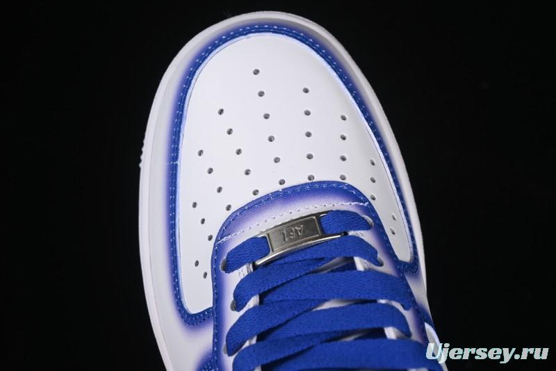 Nike Air Force 1'07 Low Blue Planet Casual Sneakers with Full-Length Air Cushion - ZH0316-079
