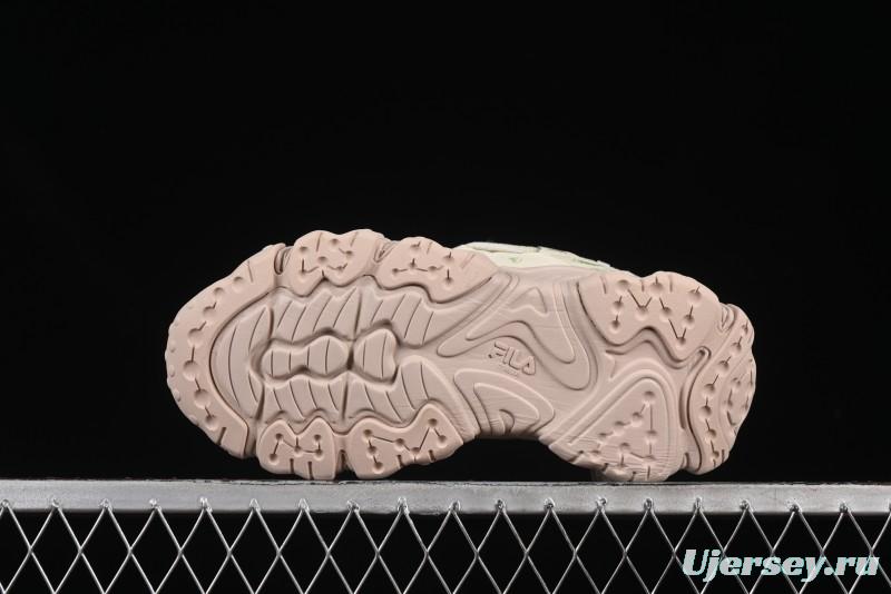 Fila Heritage Fluid Cat Paw 5.0 Vintage Dad Shoes with Lace-Up Design - F12W432101FAP