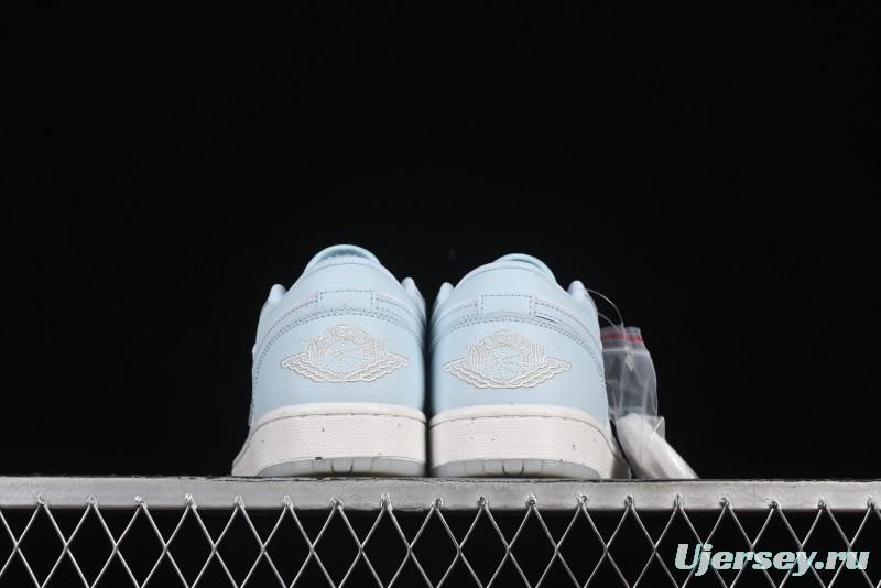 Nike Air Jordan 1 Low AJ1 Mint Blue Casual Lifestyle Sneakers - HJ5999-400