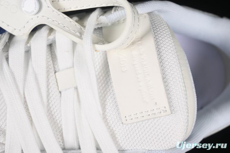 Off-White Out Of Office Low-Top Fashion Sneakers White Blue Star - AJD4