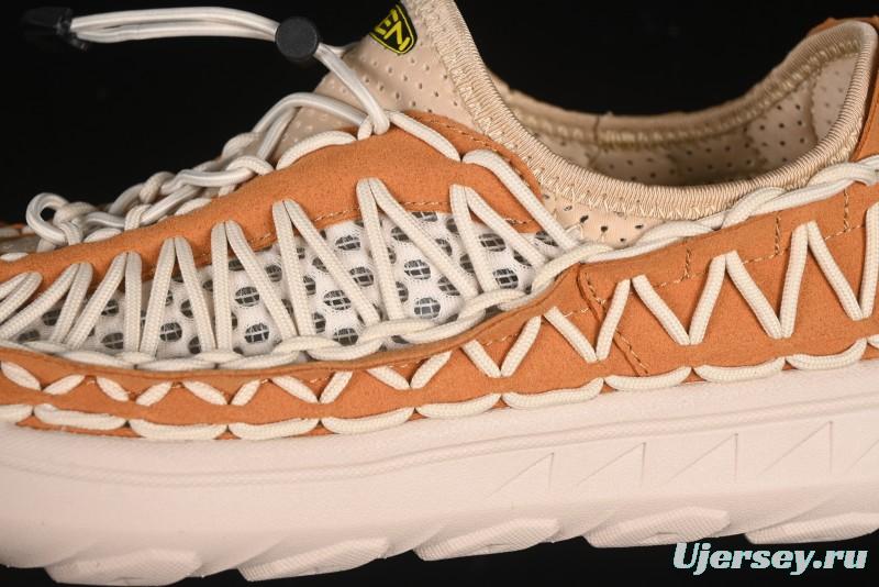 Keen Uneek Flat-M Woven Elastic Outdoor Sandals for Hiking and Water Activities - 1014097 Brown