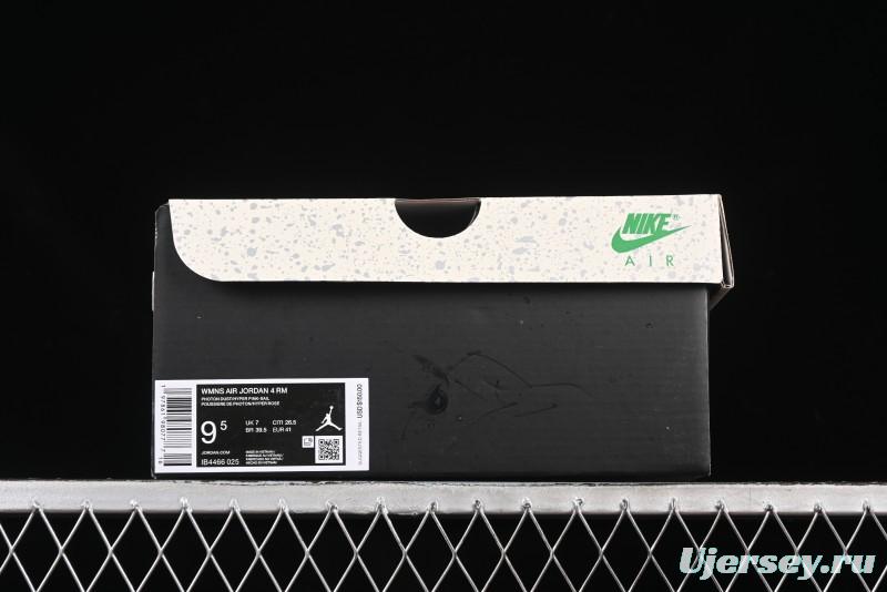 Nike Air Jordan 4 Remastered Retro Sneakers with Textile Mesh and Suede Upper - IB4466-025