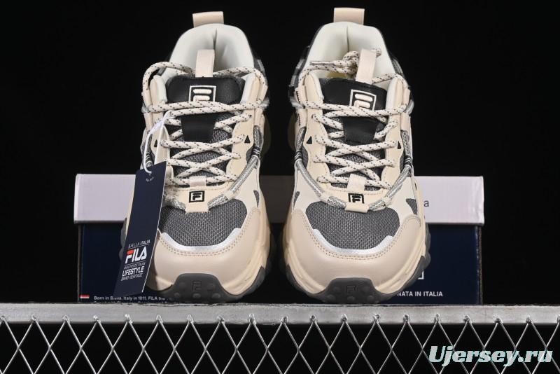 Fila Heritage Fluid Cat Paw 5.0 Retro Dad Shoes with Lace-Up Design - F12M442115FAG