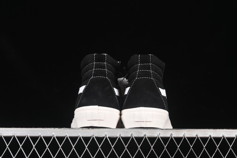 Fear of God x Vans Sk8-Hi High-Top Sneakers in Minimalist Black/White - VN0A2XS1ML5