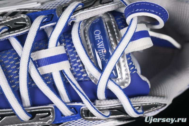 Off-White Be Right Low-Top Lifestyle Sneakers in White Blue - X.E5