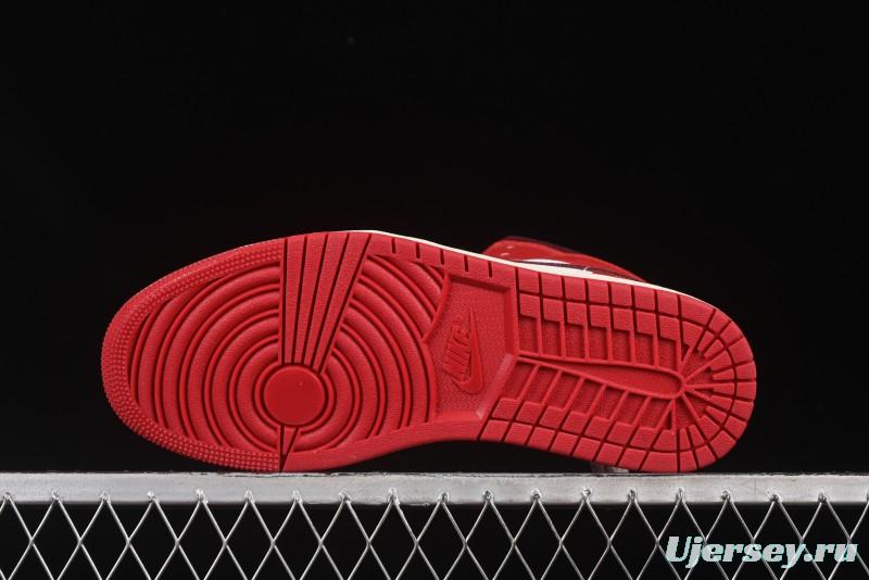 Nike Air Jordan 1 Mid AJ1 China Red Mid-Top Casual Sneakers - HJ9337-106