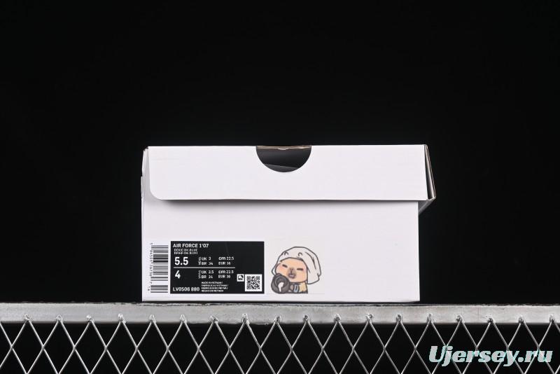 Nike Air Force 1'07 Low x Capybara "Pour milkBape" Casual Sneakers - LV0506-880