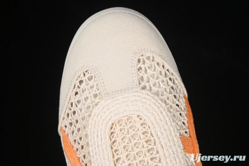 Onitsuka Tiger Mexico 66 Sabot Slip-On Sneakers with Breathable Mesh Upper - 1183A707-106