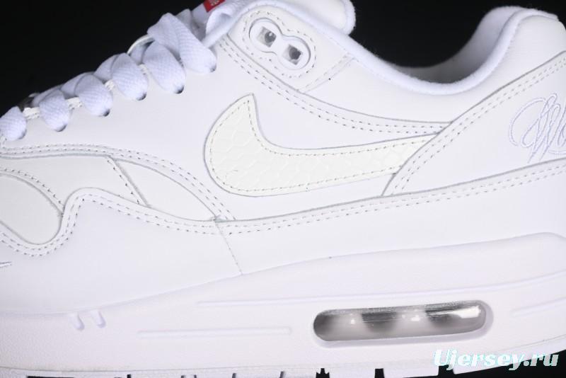 Nike Air Max 1 Retro Running Shoes with Half-Sole Air Cushion - HF8813-100