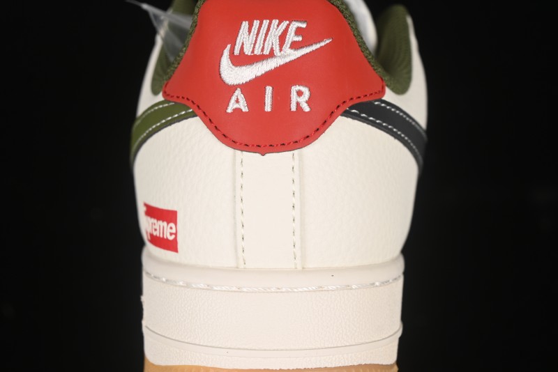 Nike Air Force 1 '07 Low Supreme Collaboration Gradient Gum Sole Casual Sneakers - XS1958-567