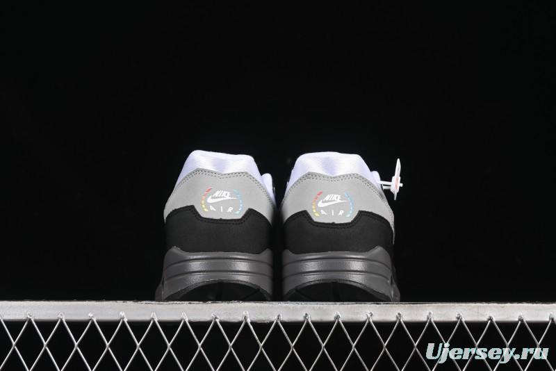 Nike Air Max 1 Retro Running Shoes with Half-Sole Air Cushion - IB9898-001