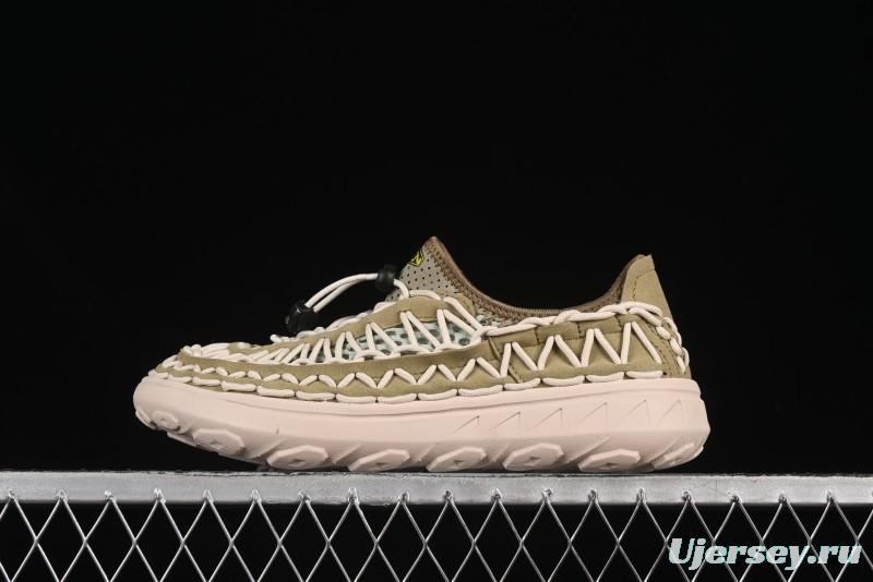 Keen Uneek Flat-M Woven Elastic Strap Outdoor Water Sports Sandals - 1014097