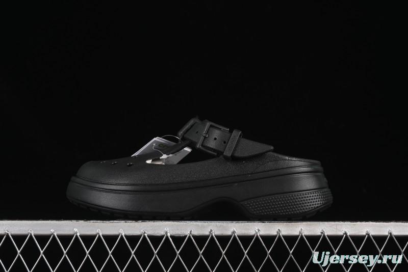 Crocs Mary Jane Classic Simple Casual Beach Clog Sandals - B.D4