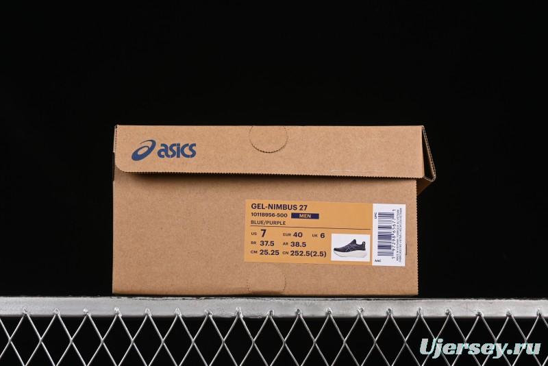 Asics Gel-Nimbus 27 Retro Breathable Casual Shoes with Cushioning for Men - 1011B956-500