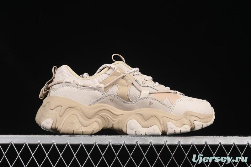 Fila Heritage Fluid Cat Paw 5.0 Retro Dad Shoes with Lace-Up Design - F12M412105FOS