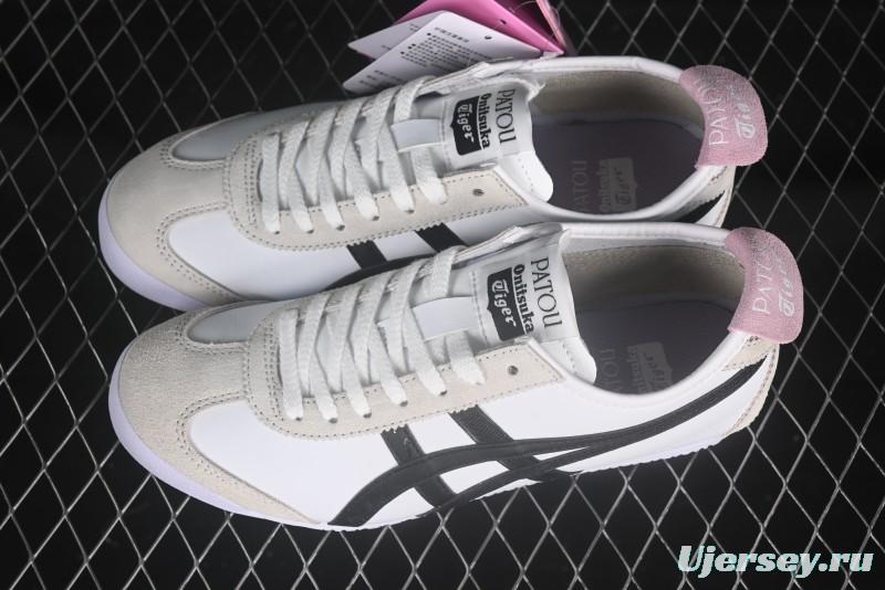 Onitsuka Tiger Mexico 66 Low-Top Leather Sneakers for Casual Running - 1183C380-100