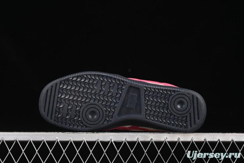 Onitsuka Tiger Tokuten Low-Top Casual Sneakers with T-TOE Reinforcement and Retro Indoor Sole - 1183B938-100