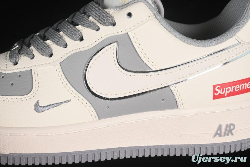 Nike Air Force 1 '07 Low Supreme Casual Sneakers with Full-Length Air Cushion - HH7518-058
