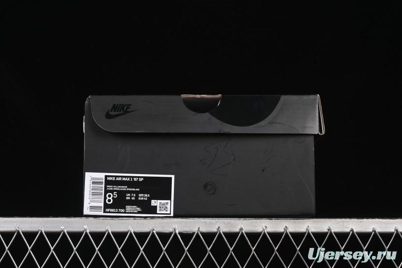 Nike Air Max 1 Retro Running Shoes with Half-Sole Air Cushion - HF8813-700